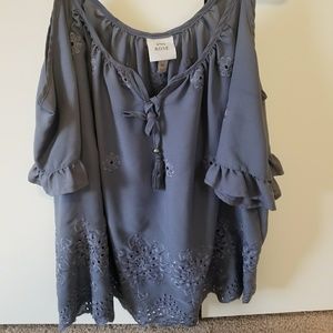 Knox rose open shoulder shirt